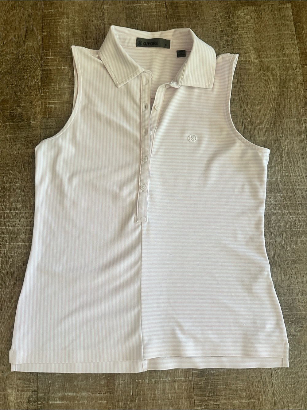 G/Fore tech sleeveless golf shirt sz small